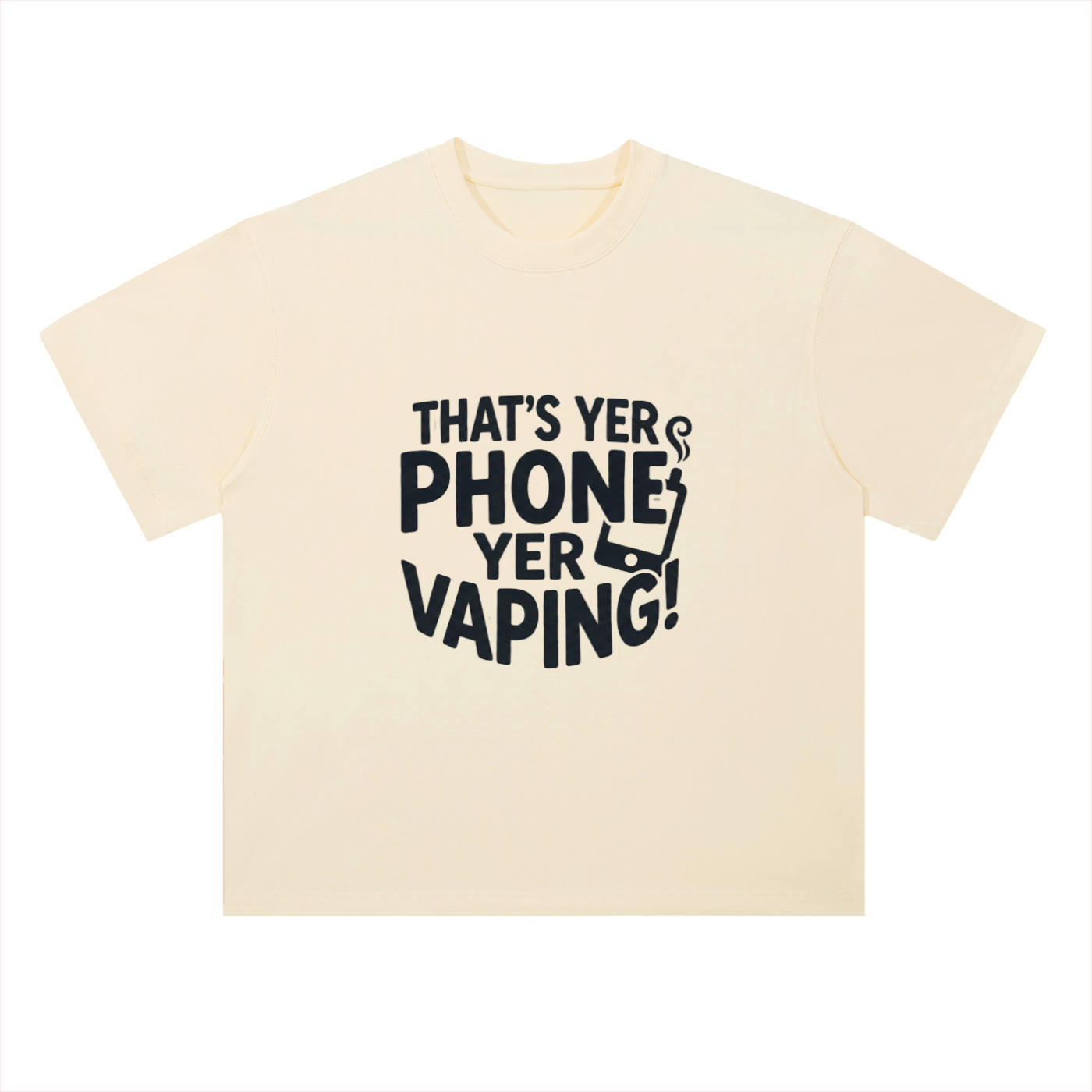 Heavyweight Drop Shoulder Cotton T-Shirt