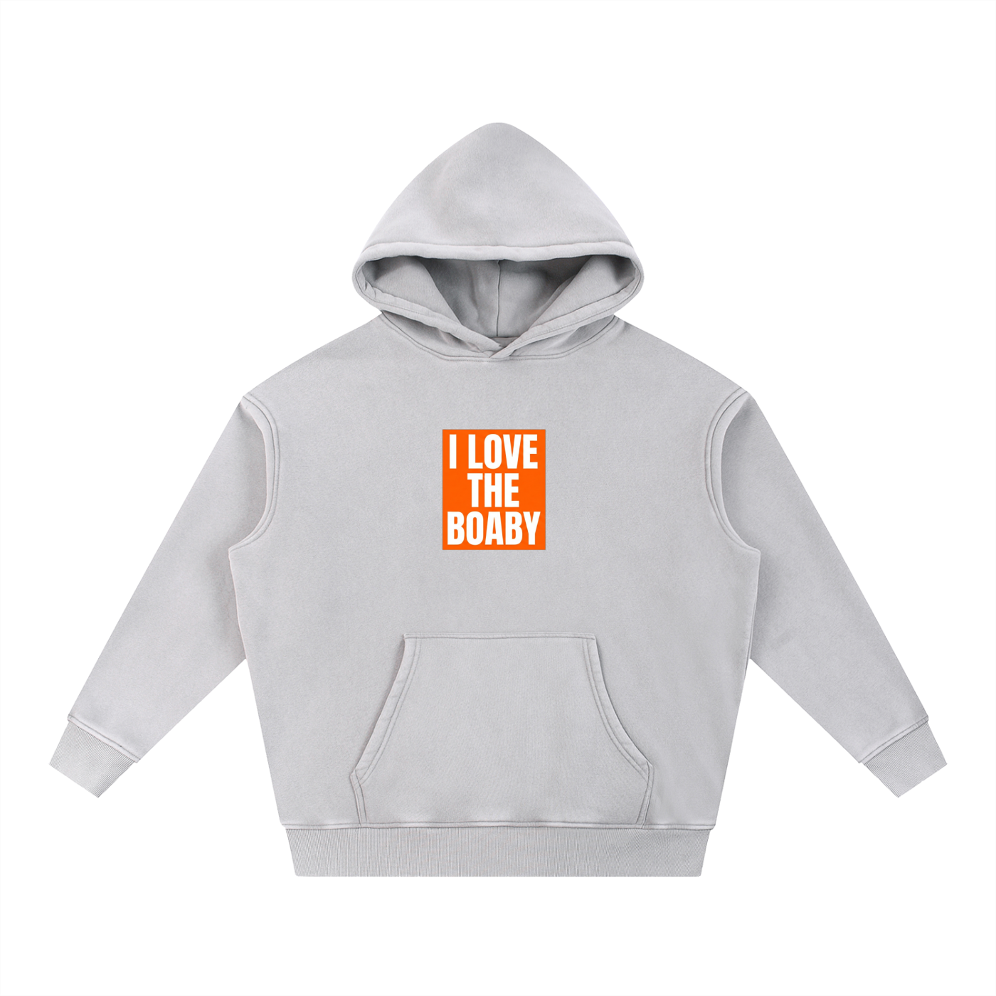 Snow Wash Fleece Oversize Hoodie