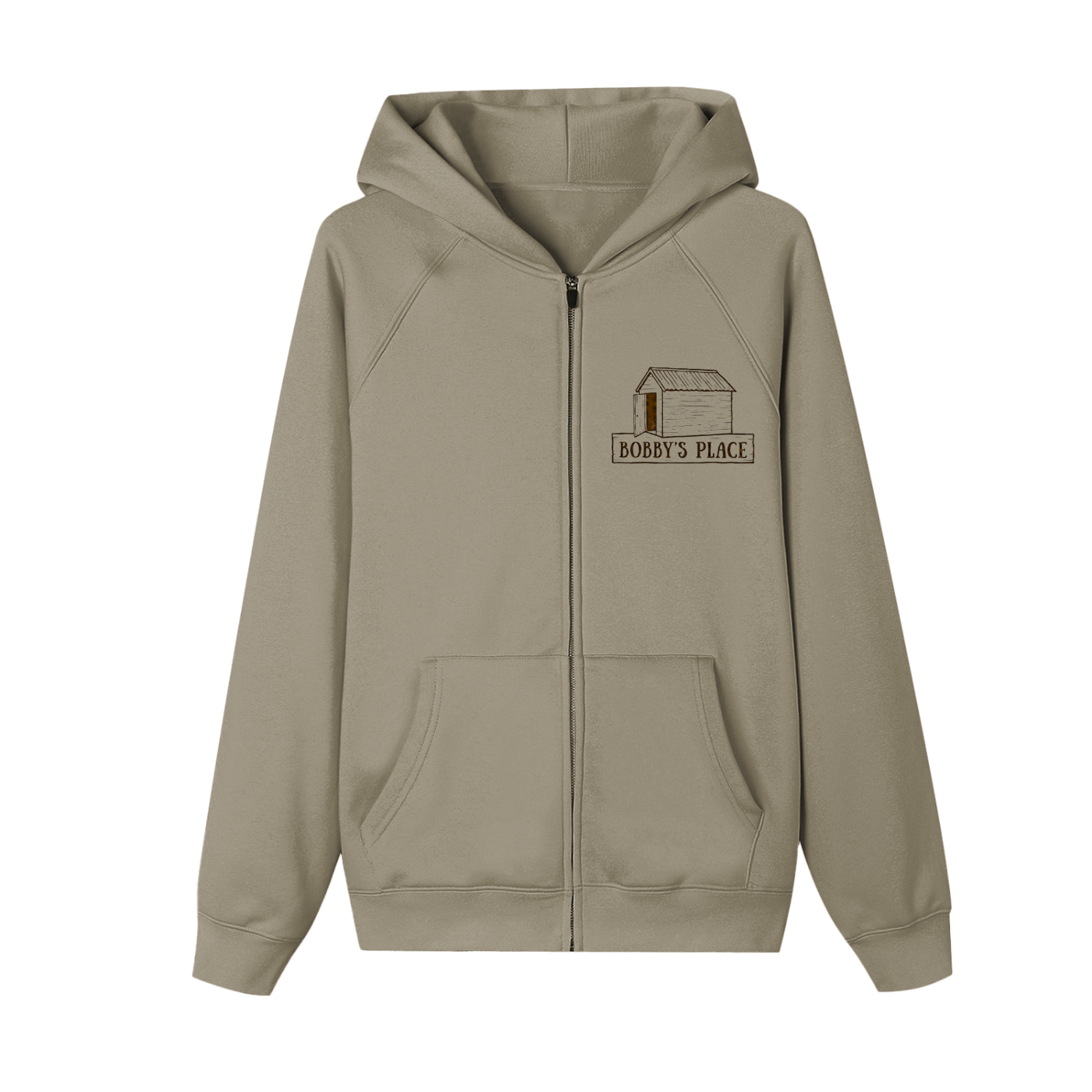 Essential Zip-up Fleece Hoodie